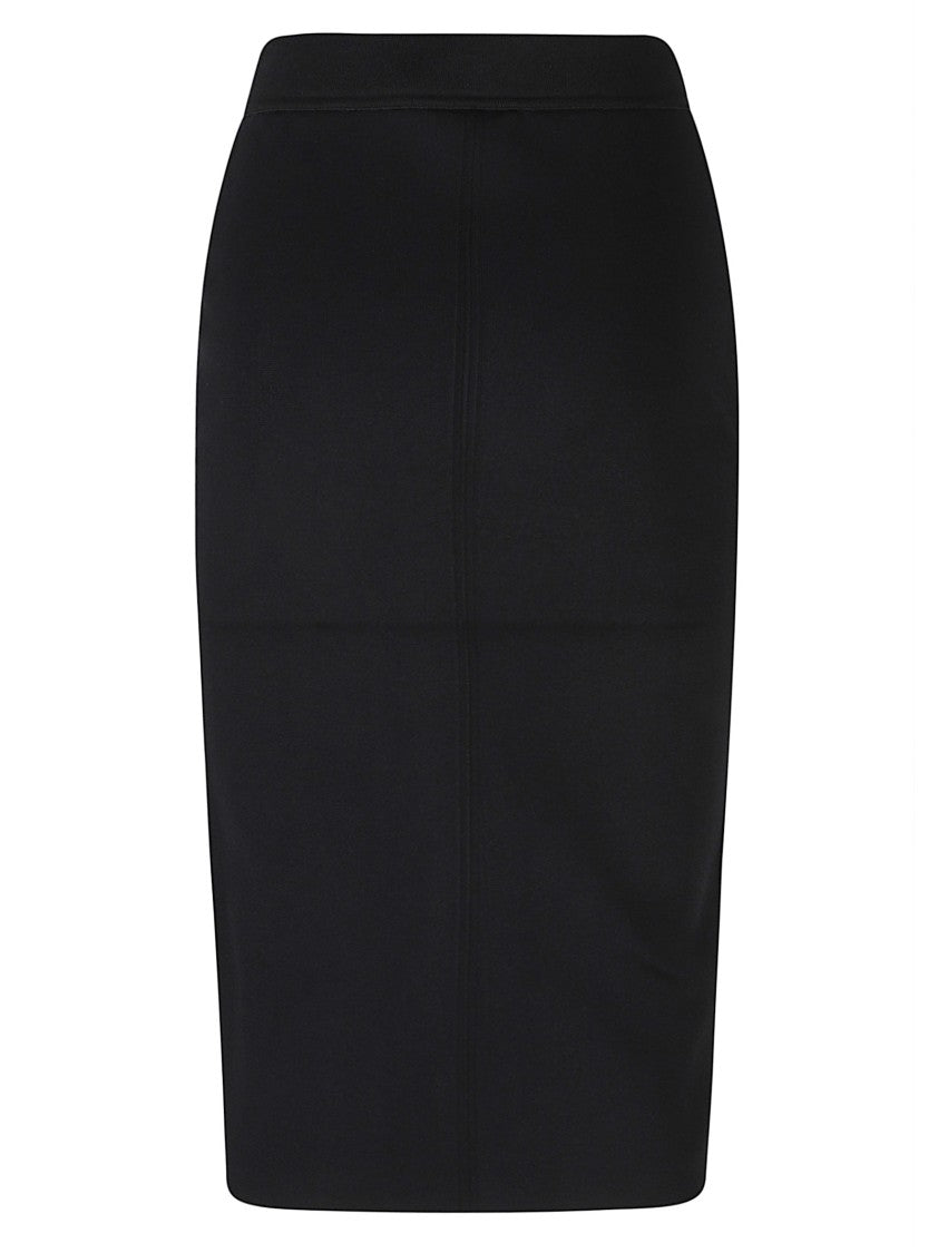Tom Ford Fitted Black Skirt With High Waist