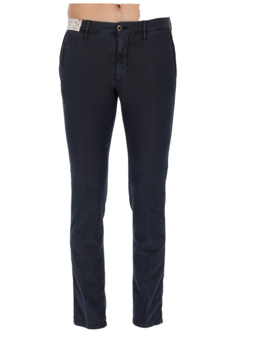 Incotex Tailored Slim-Fit Pants With Patch Logo Detail