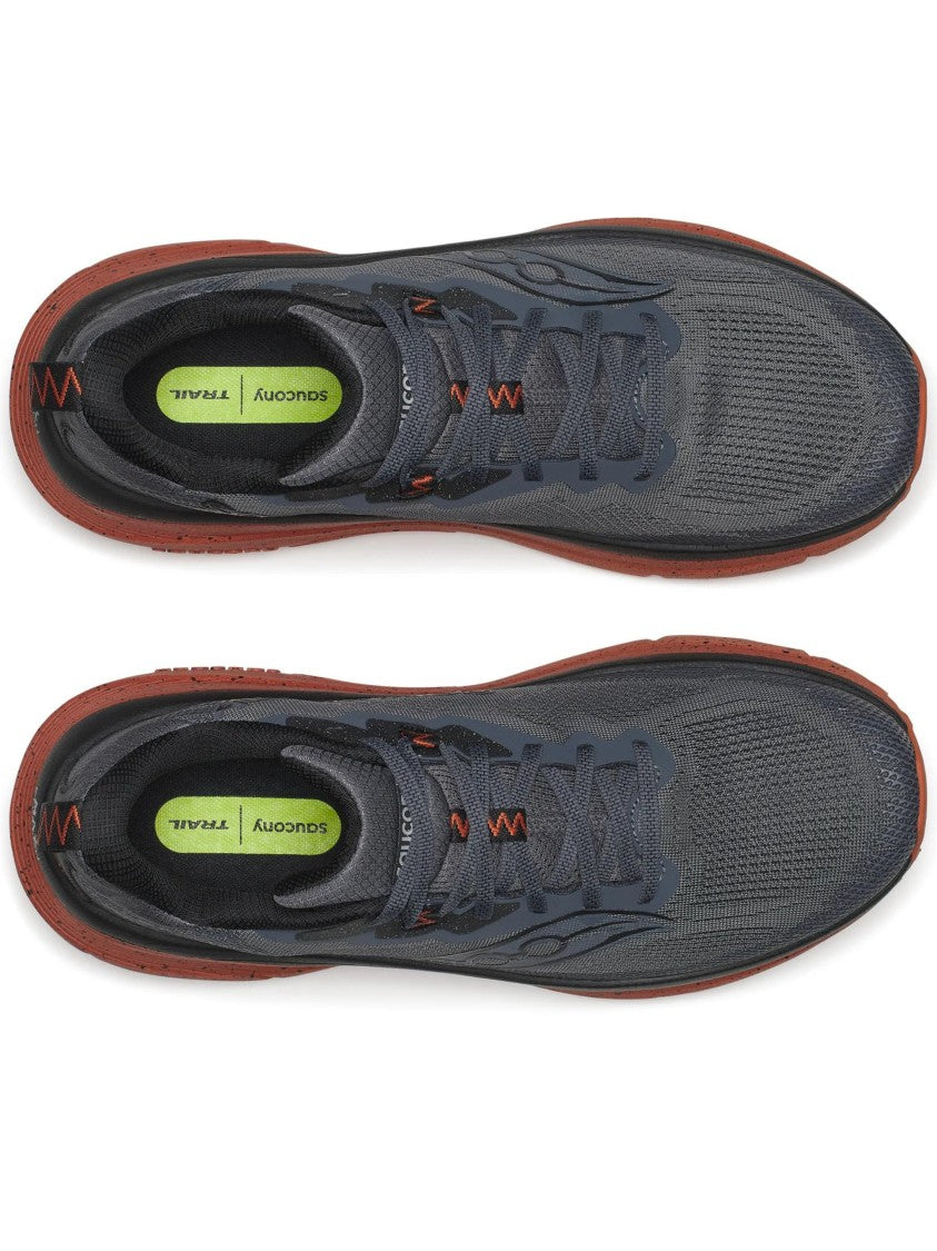 Saucony Dark Grey Guide Tr Breathable Mesh Athletic Sneakers