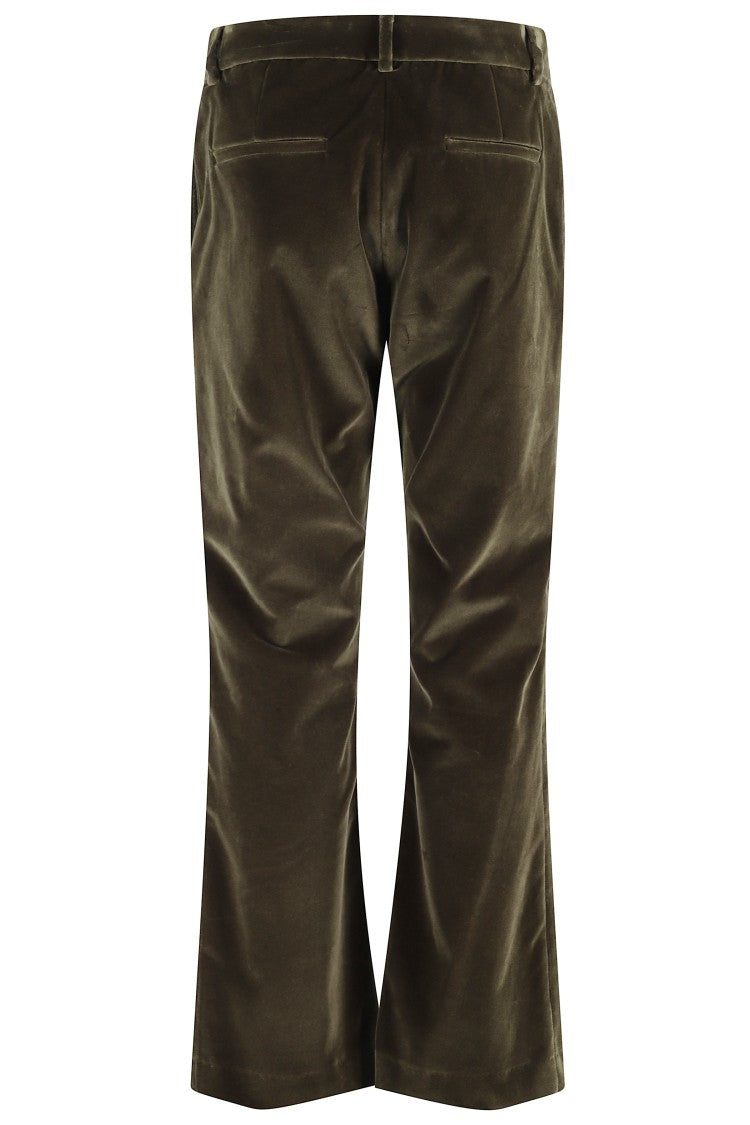 La Double J 24/7 Flared Cotton Velvet Pants