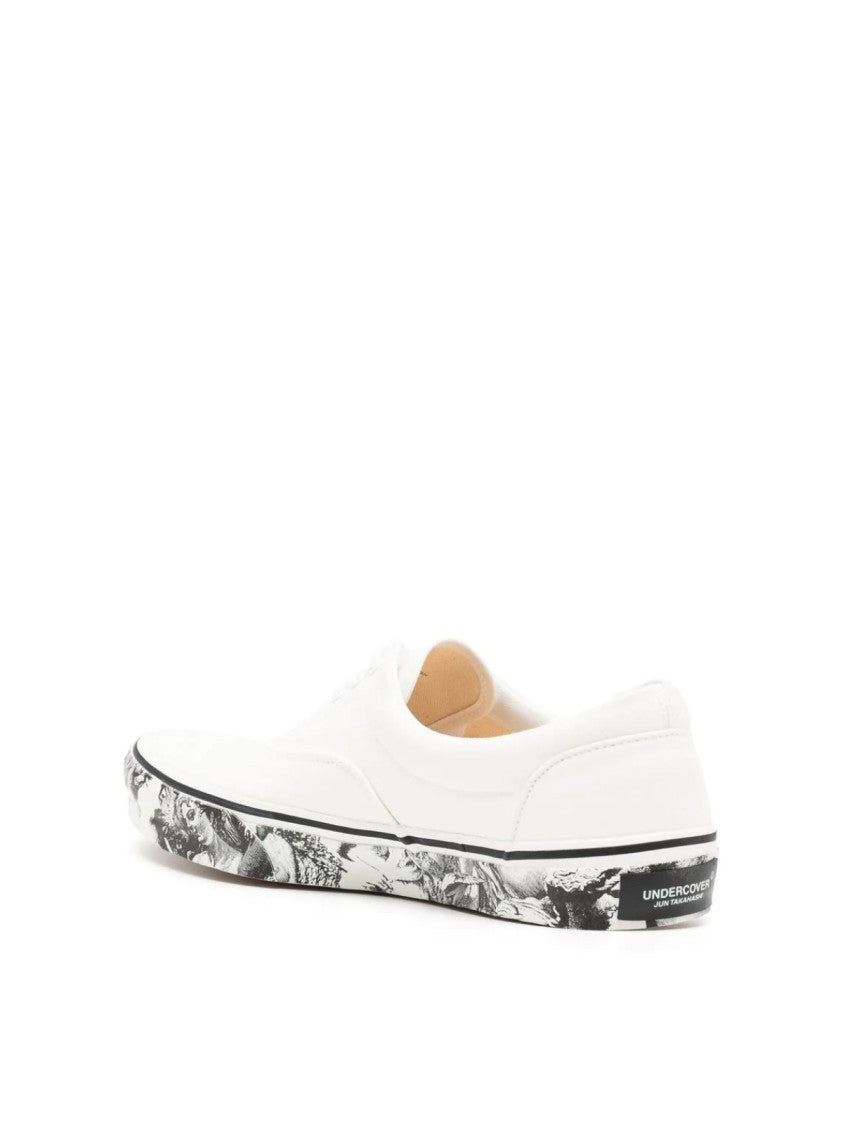 Undercover Printed Soles Canvas Sneakers