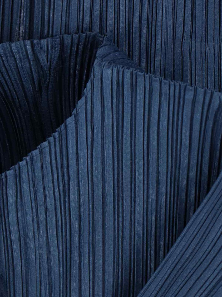 Pleats Please Pleated Design Jacket With Structured Silhouette