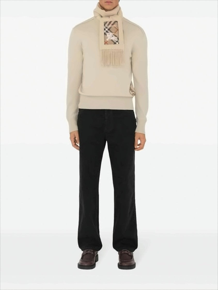 Burberry Light Beige Cashmere Scarf