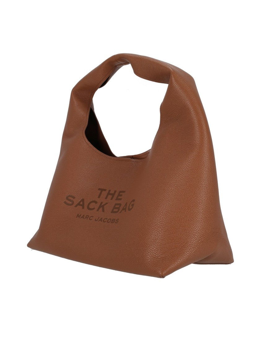 Marc Jacobs Brown The Sack Pebbled Leather Bag