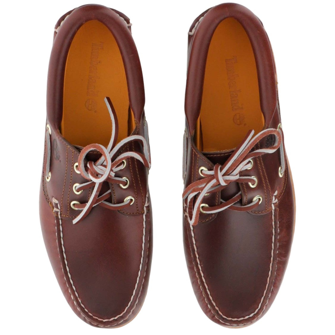 Timberland Bordeaux Laced Rubber Sole Leather Loafers