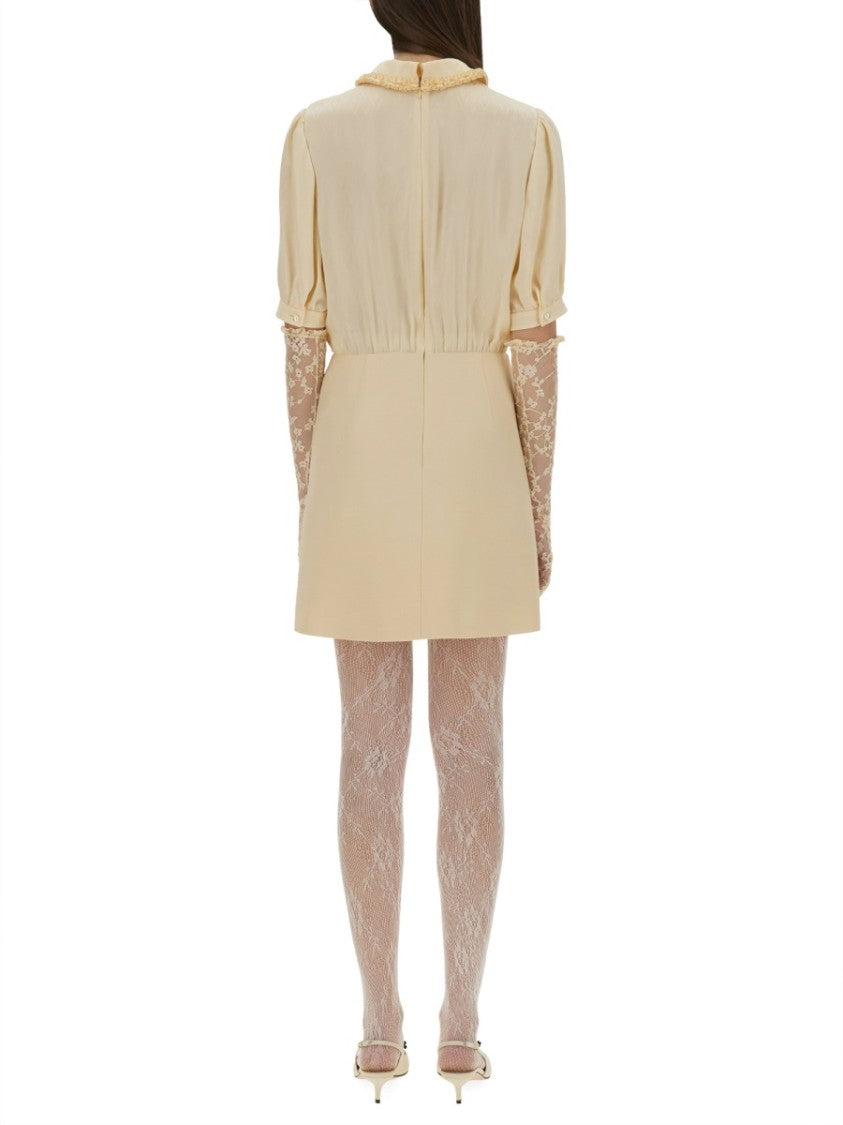 Valentino Crepe Couture Short Dress