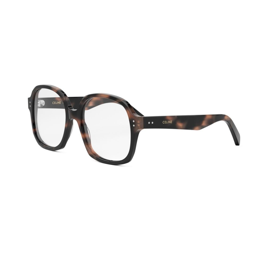 Celine Cl50151i Bold Tortoiseshell Oversized Eyeglasses