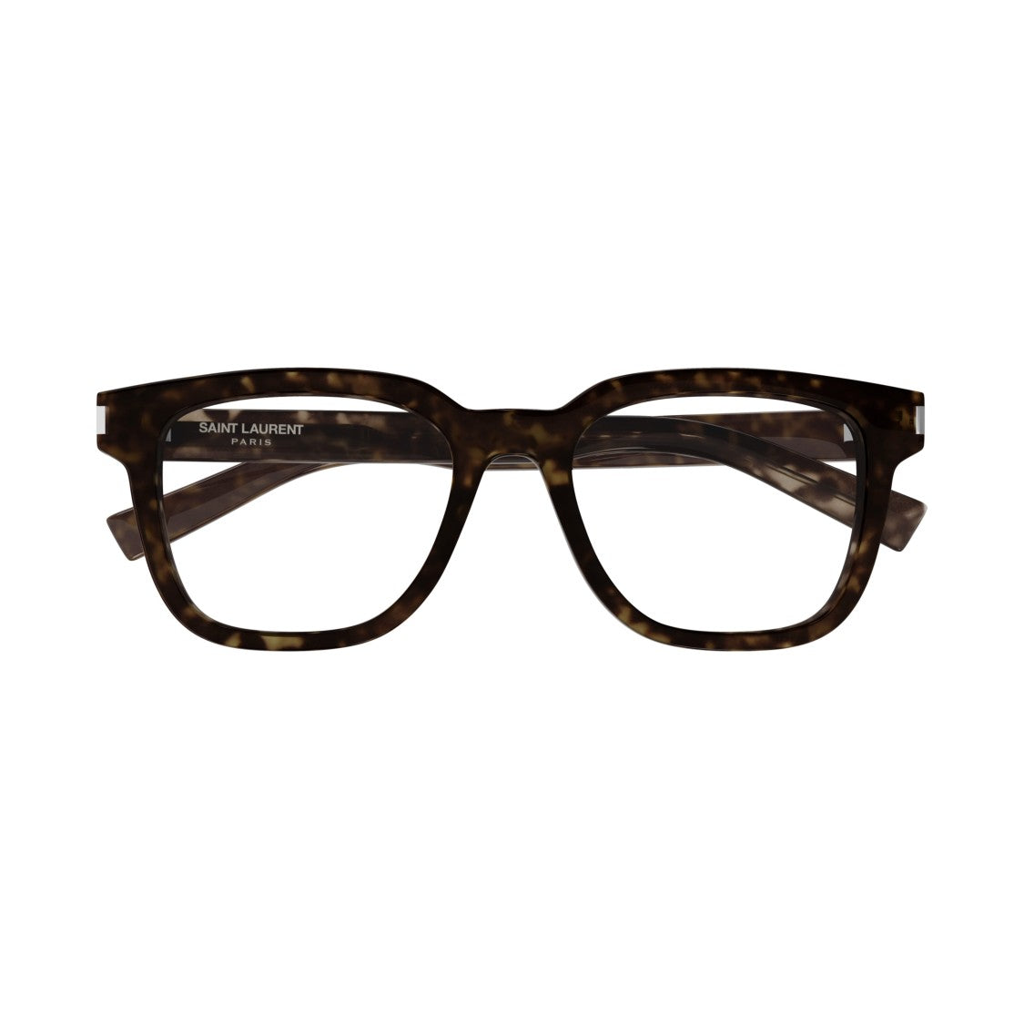 Saint Laurent Sl 711 Opt Square Tortoiseshell Frame Eyeglasses