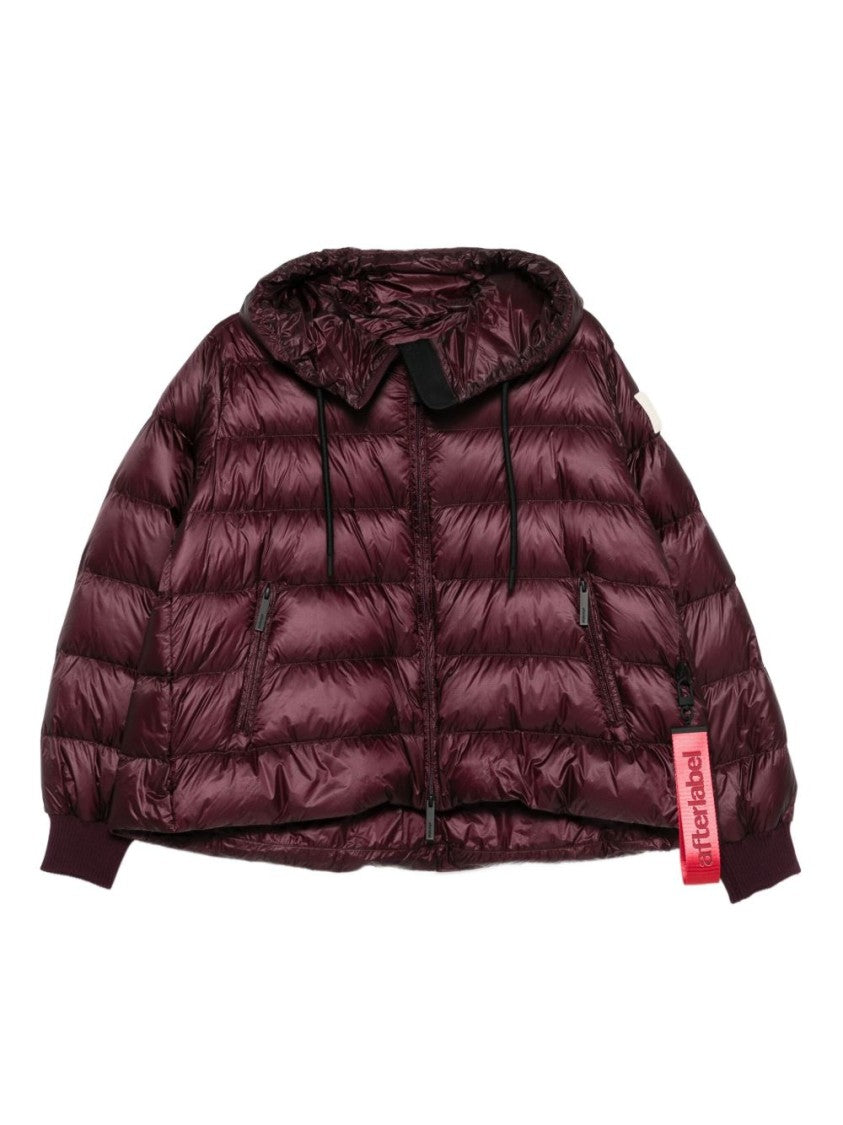 After Label Quilted Short Jacket With Adjustable Hood