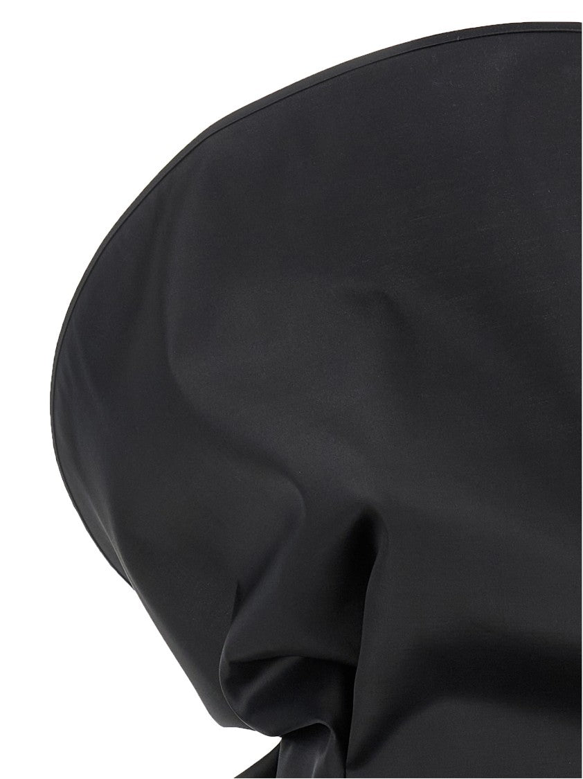 Magda Butrym Mini Dress With Sculptural Off-The-Shoulder Design