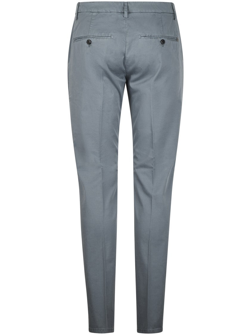 Dondup Slim Tapered Trousers With Classic Waistband