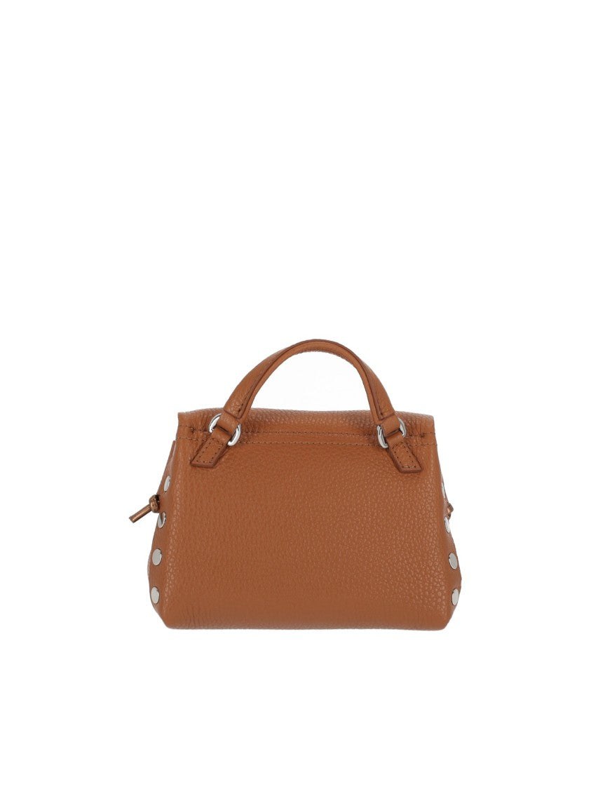 Zanellato Srl Beige Pietra Daily Night Textured Leather Shoulder Bag