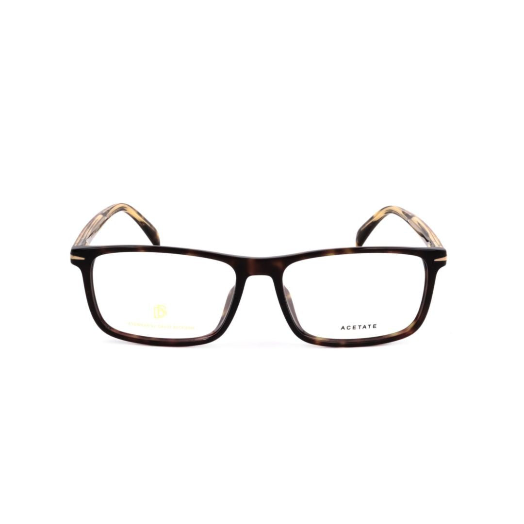 David Beckham Db 1019/F Tortoiseshell Rectangular Eyeglass Frames