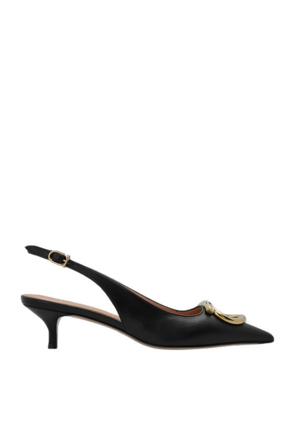 Ferragamo Sara 40 Pointed Toe Slingback Pumps