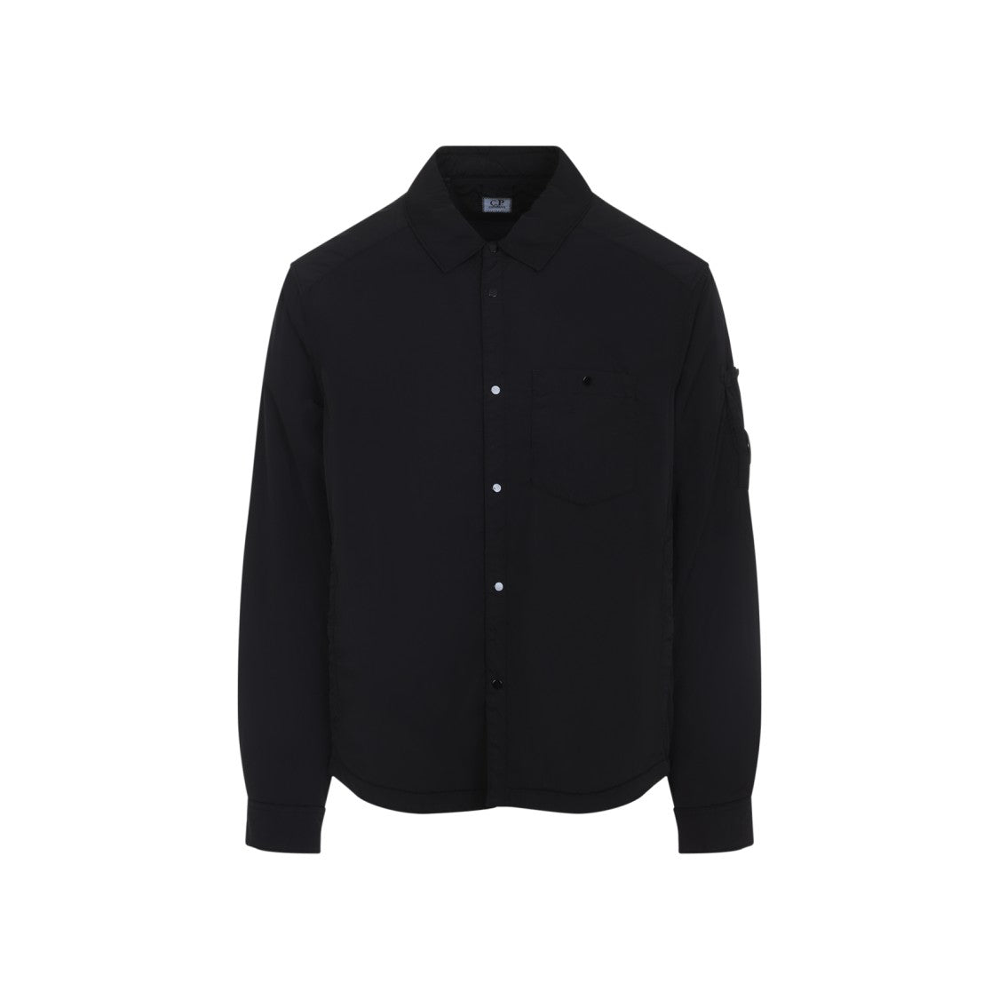 C.P. Company Chrome-R Padded Black Polyamide Overshirt