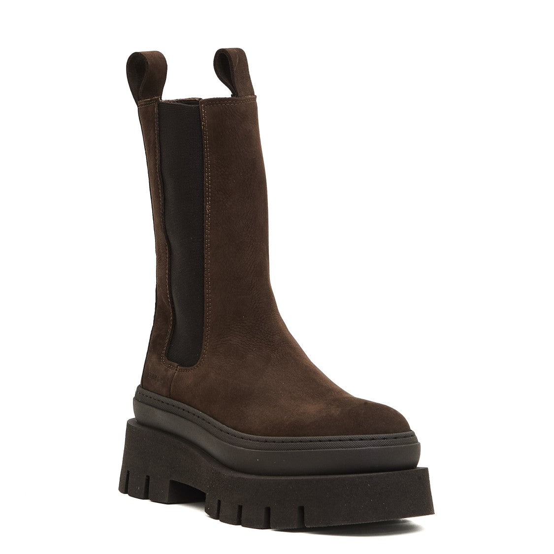Copenhagen Chocolate Suede High-Top Chelsea Boot