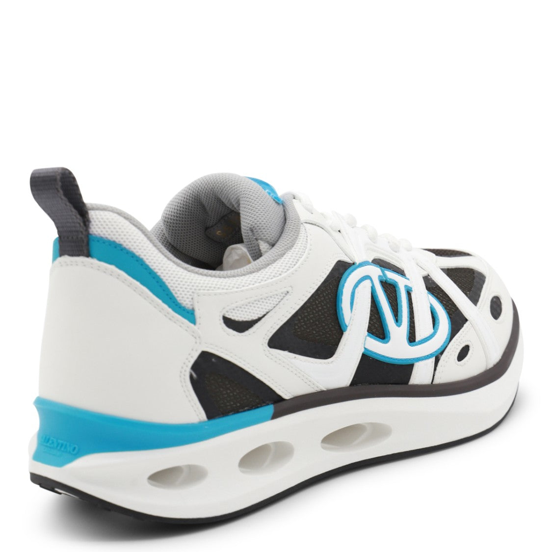 Valentino Garavani Multicolor Cotton Rubber Sole Sneakers