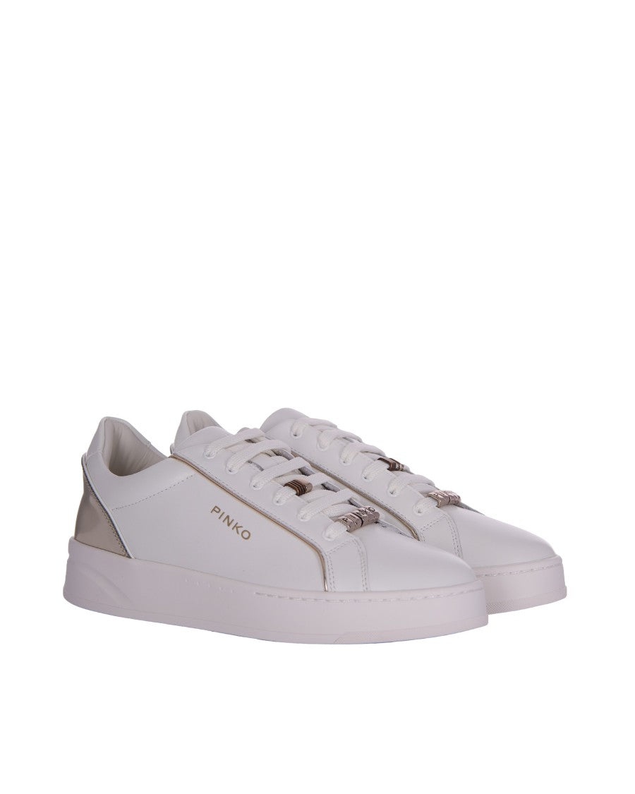 Pinko Iris Sneakers With Silver Hardware Details