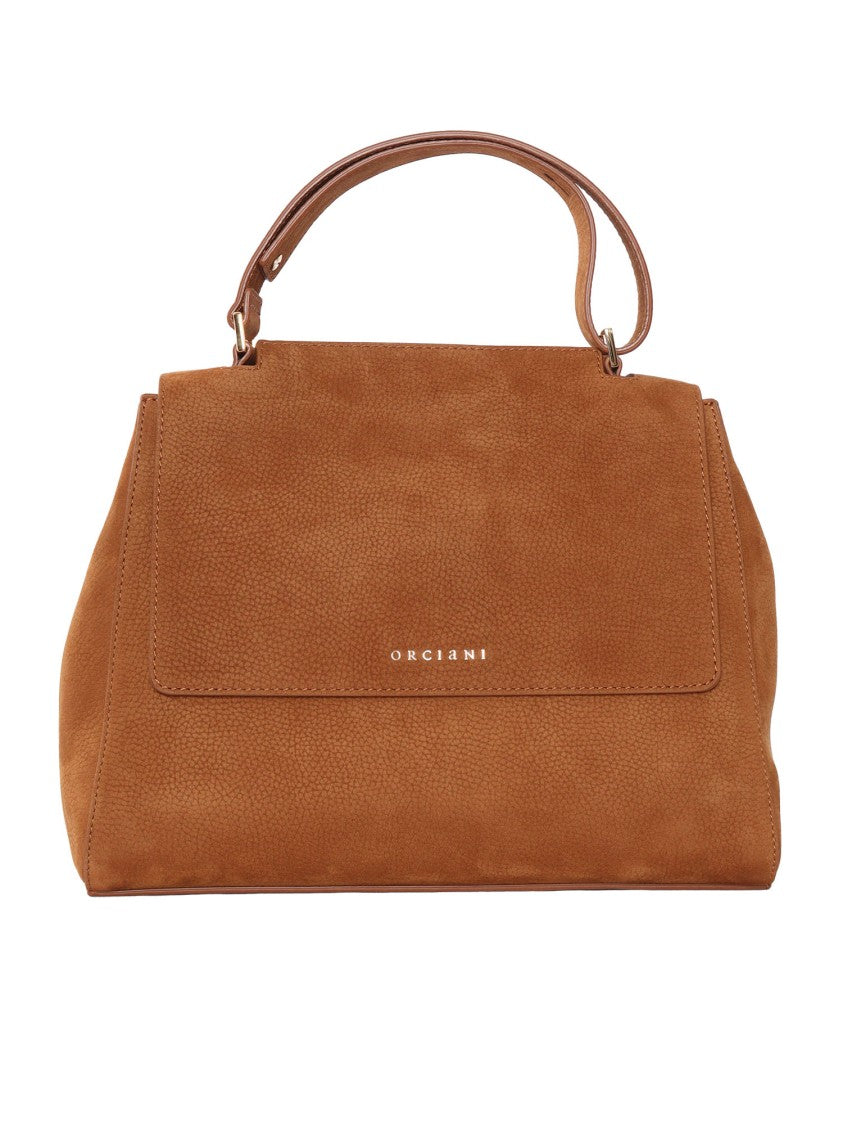 Claudio Orciani Structured Handbag In Smooth Calf Leather