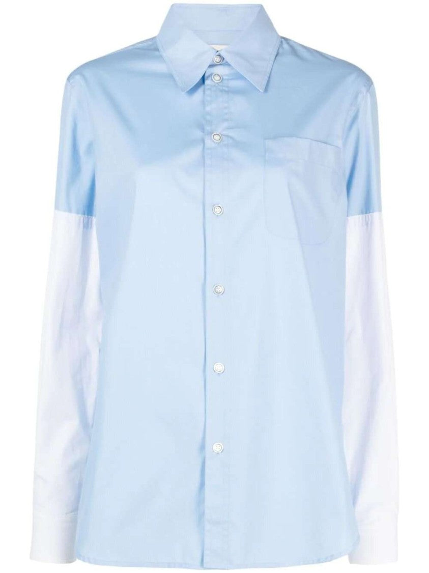 Marni Cotton Shirt With Wite Sleeves