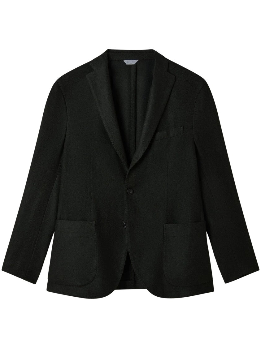 Boglioli Garment Dyed Wool Herringbone K-Jacket