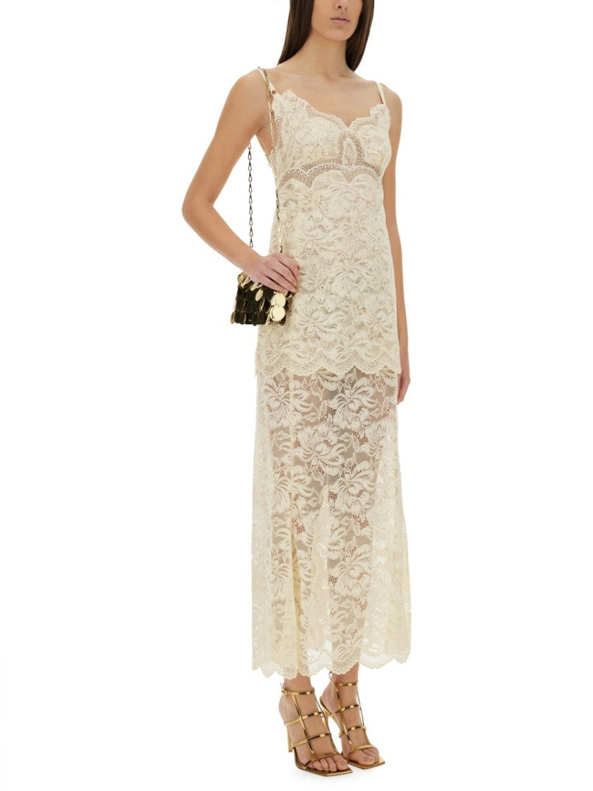 Rabanne Floral Lace Maxi Dress