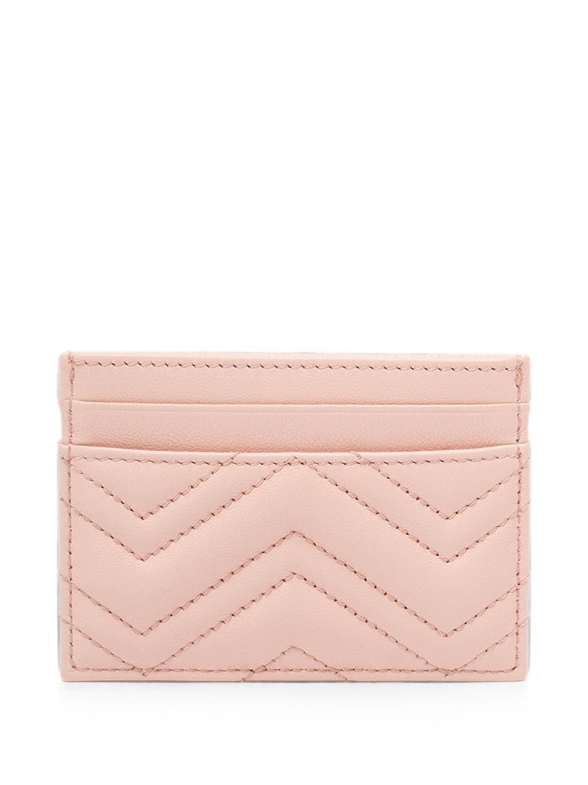 Gucci Chevron Quilted Lamb Leather Cardholder