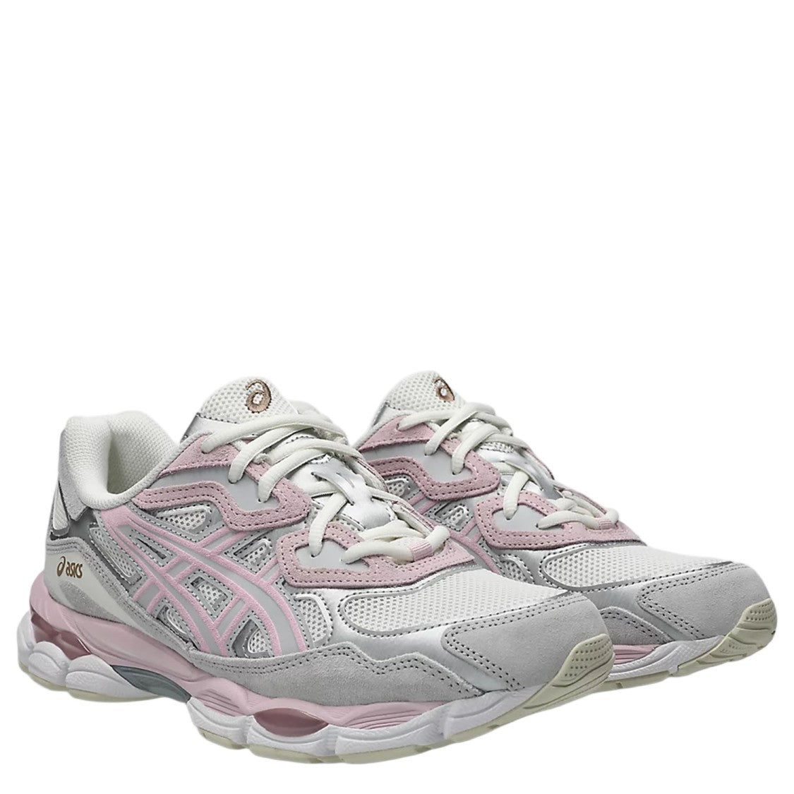 Asics Leather And Mesh Sneakers