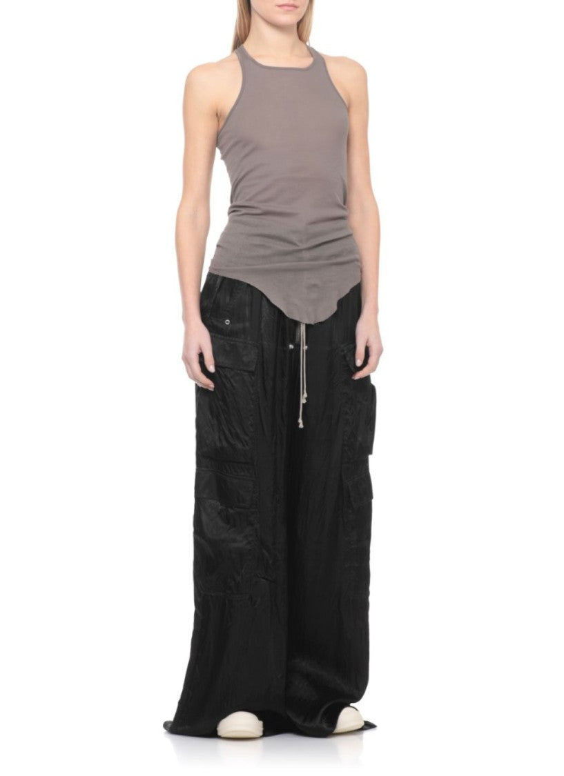 Rick Owens Grey Basic Rib Cotton Tank Top