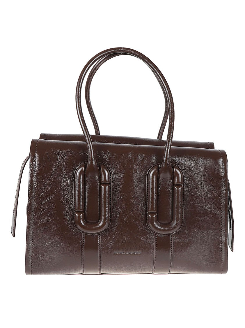Marc Jacobs Rectangular Handbag In Smooth Glossy Leather