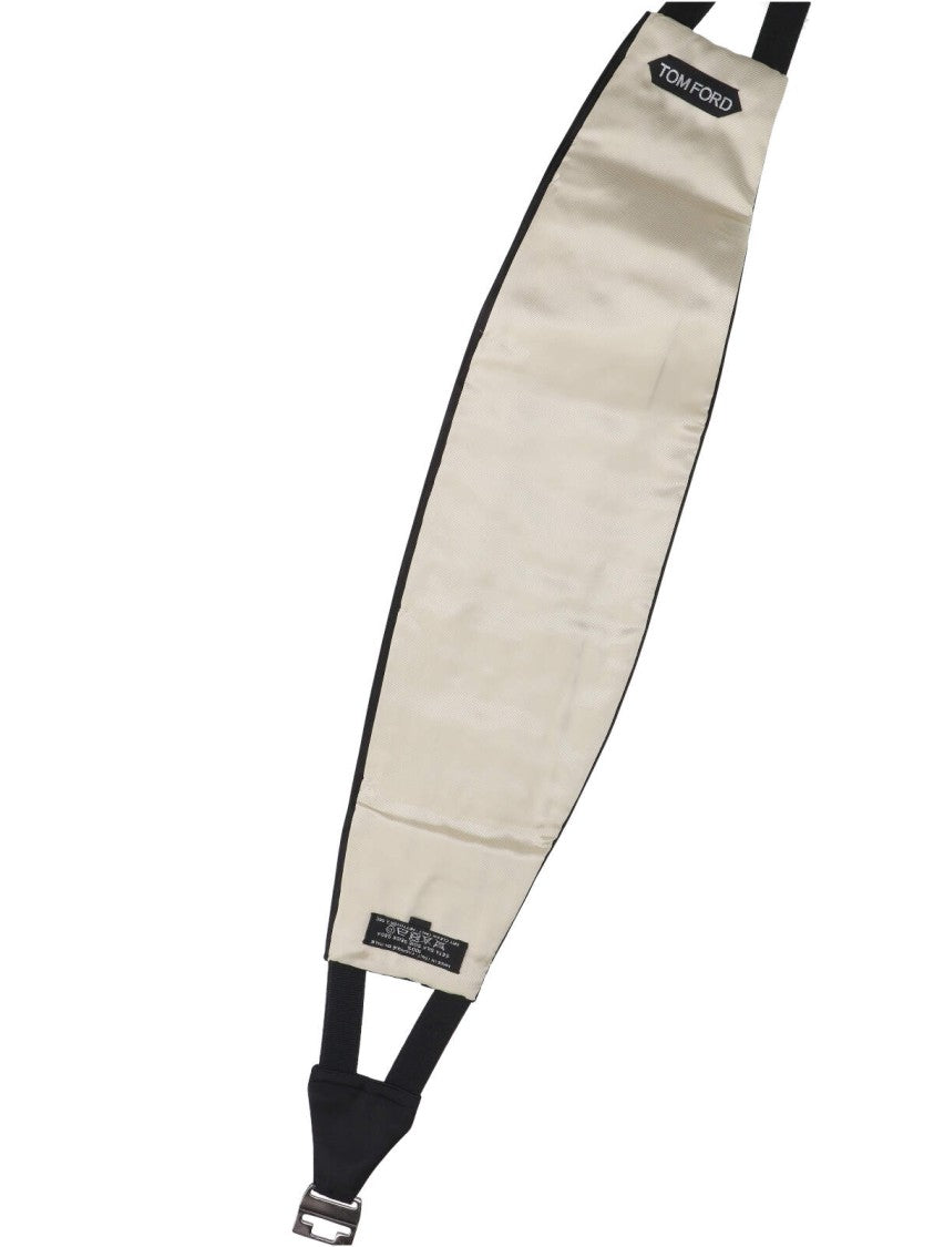 Tom Ford Wide Band Minimalist Belt With Adjustable Strap