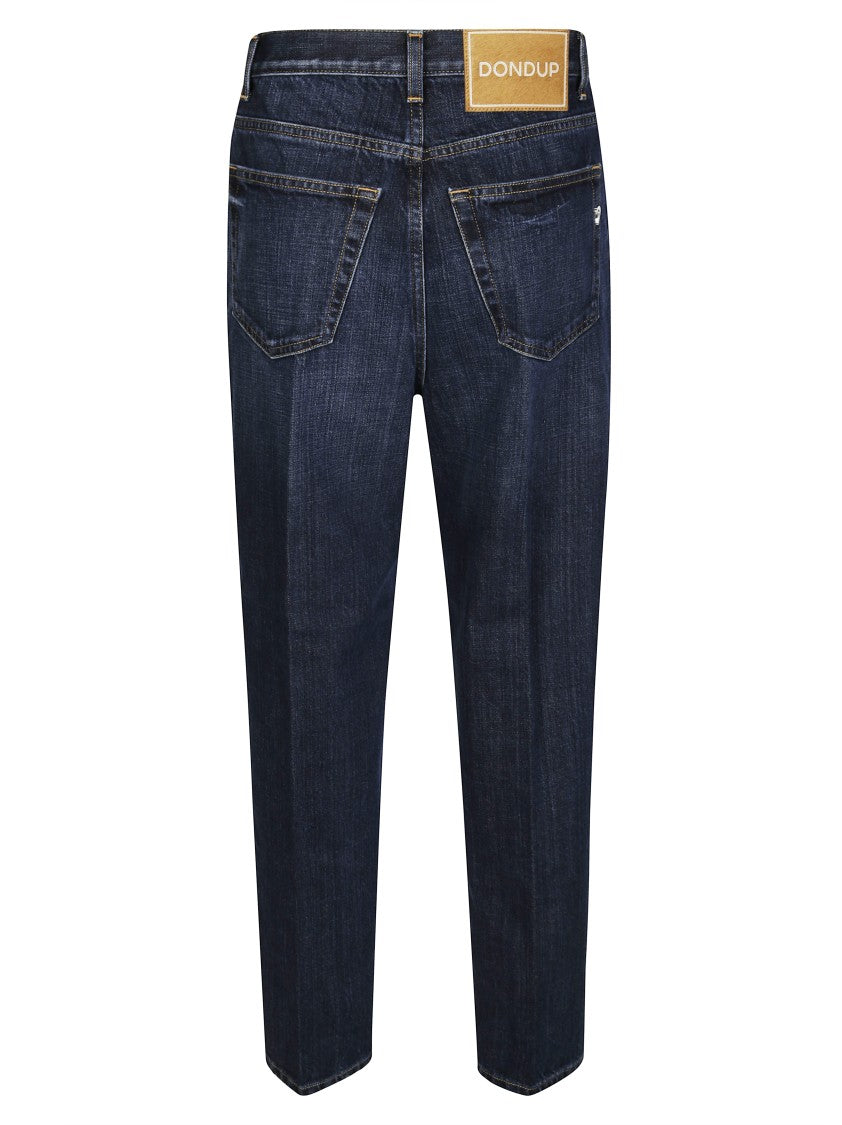 Dondup Straight-Leg Jeans With Dark Indigo Wash