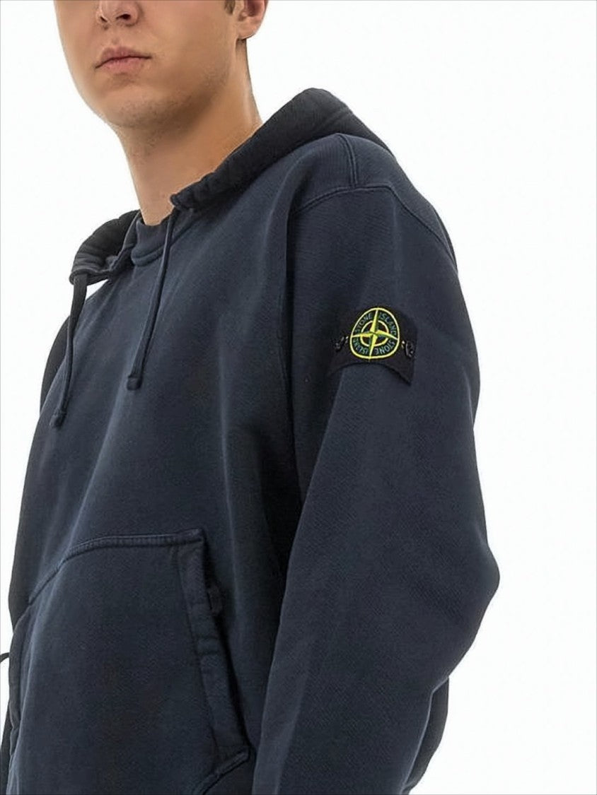 Stone Island Relaxed Fit Cotton Hoodie