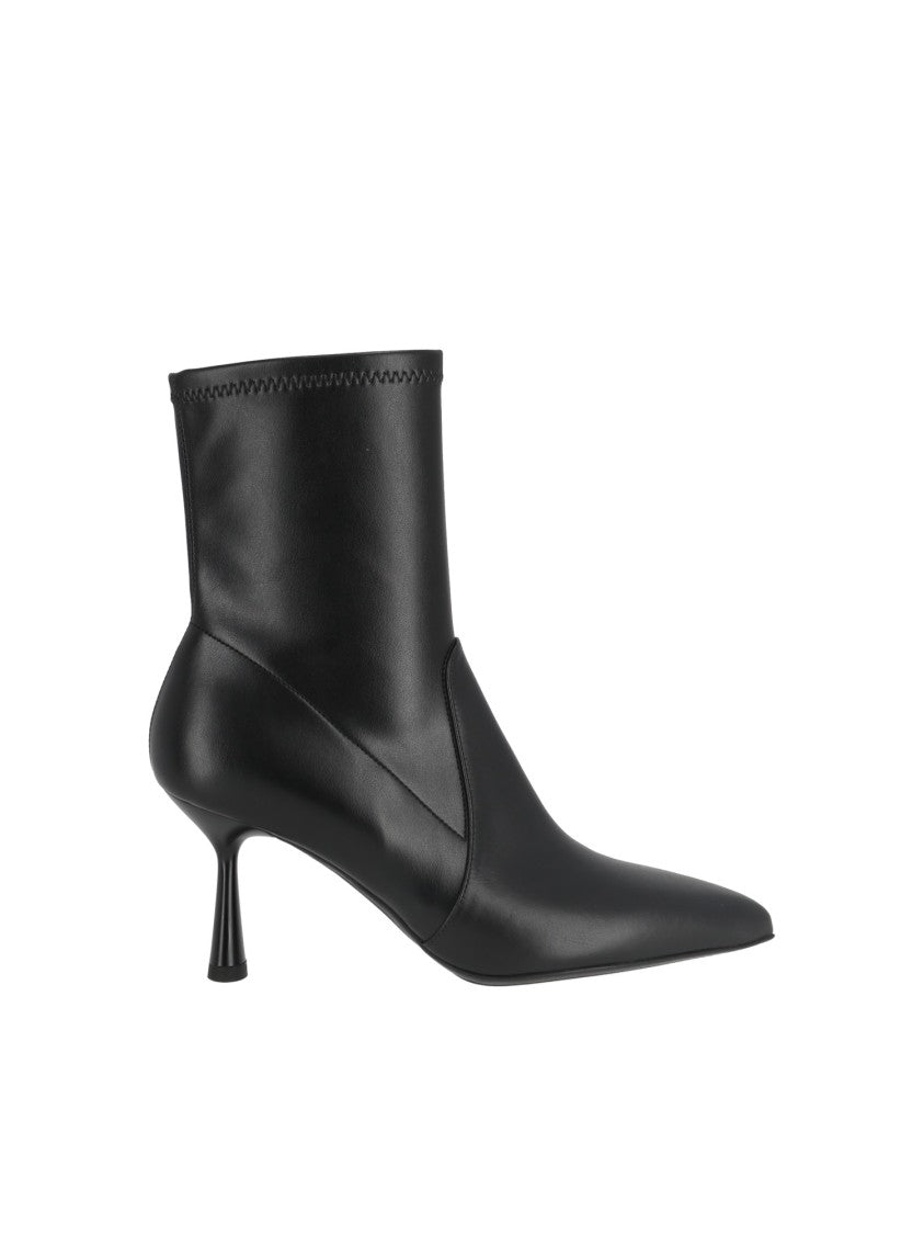 Sergio Levantesi Black Janet67 Pointed-Toe Ankle Boots