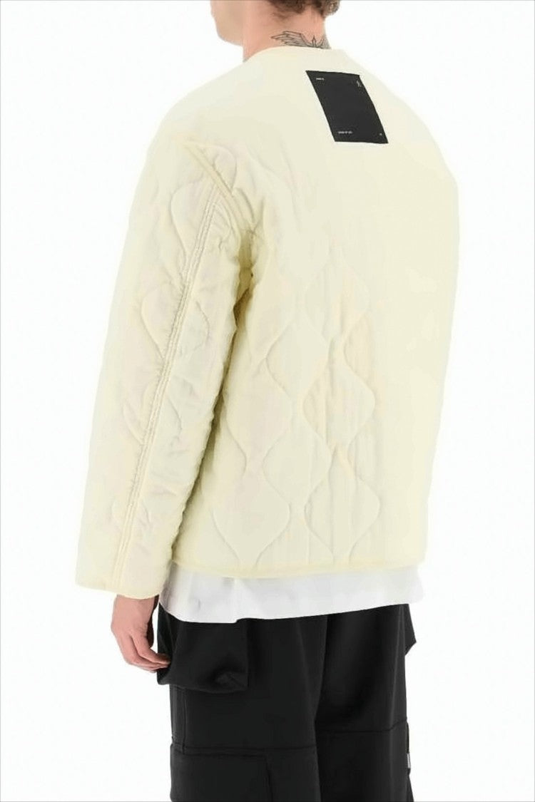Oamc Quilted Padded Jacket With Design
