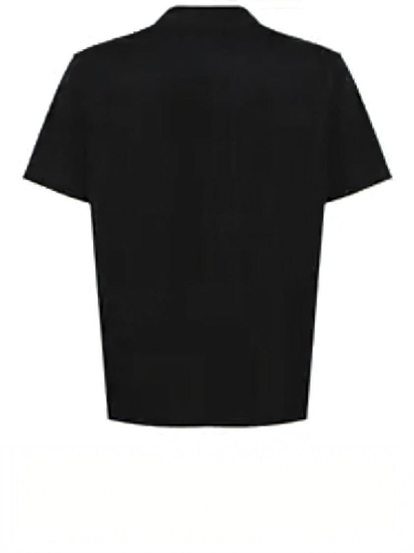Bottega Veneta Black Short-Sleeved T-Shirt With Classic Crew Neckline