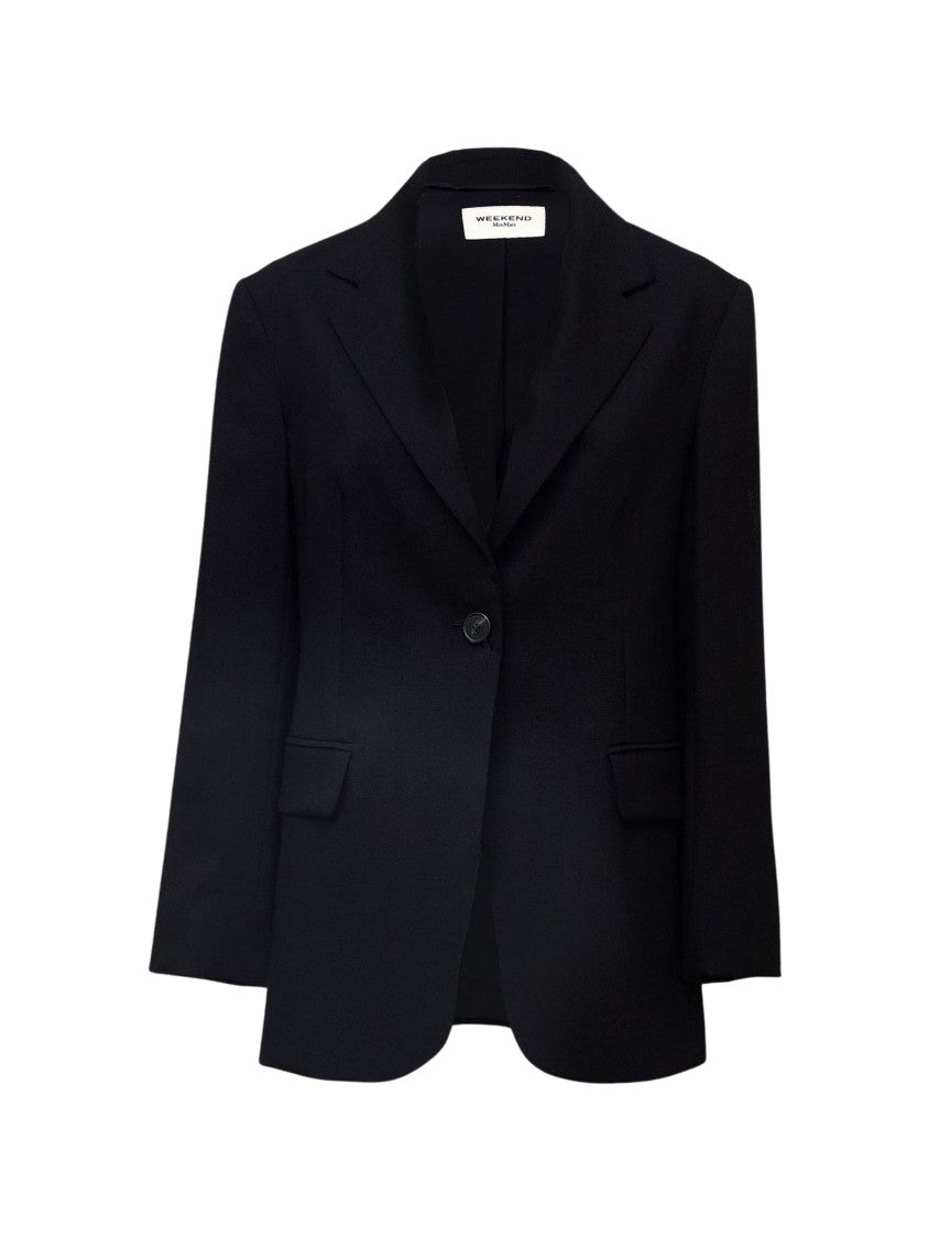 Weekend Wkdasta Tailored Notched Lapel Single-Breasted Blazer