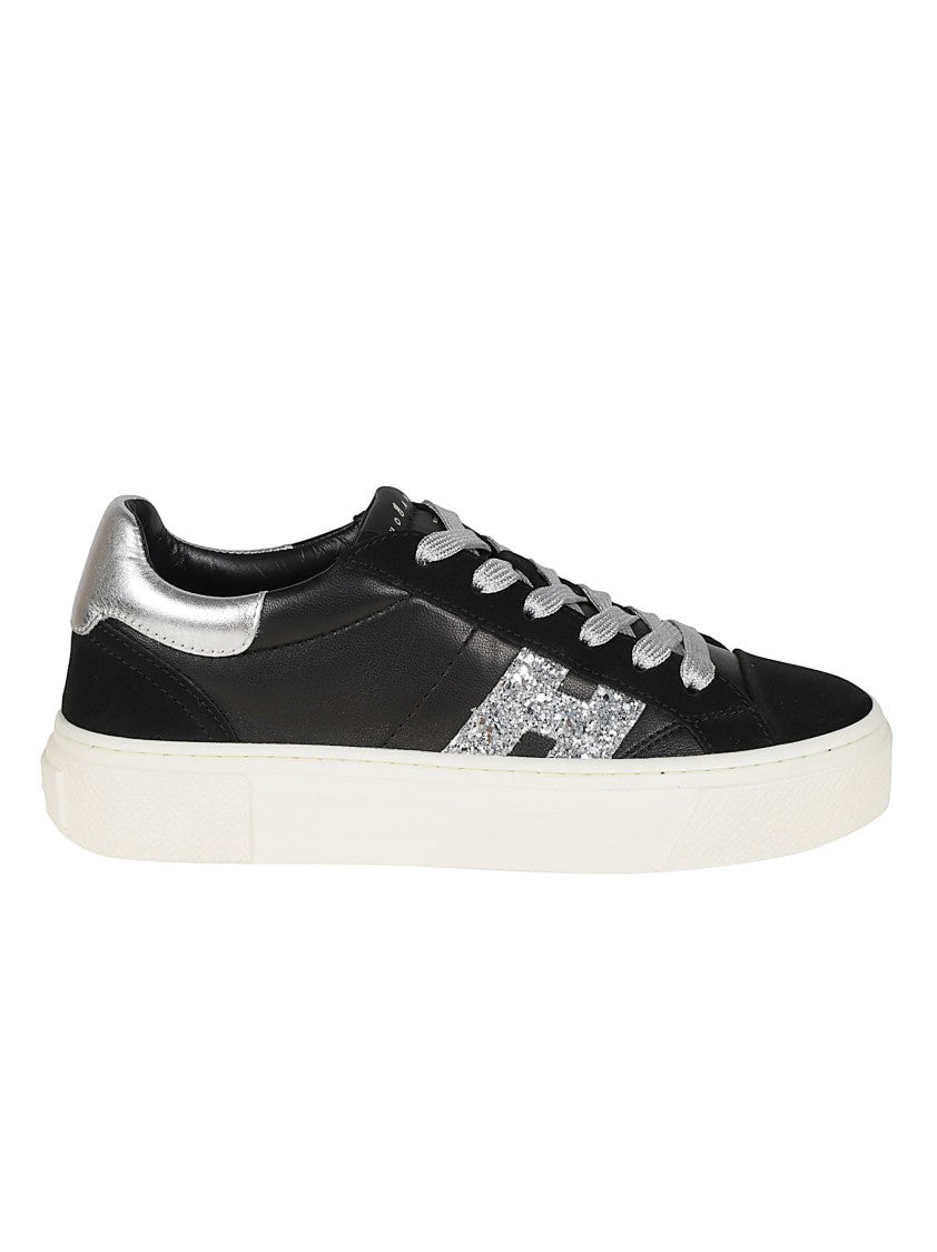 Hogan H705 Metallic Mutton Leather Sneakers