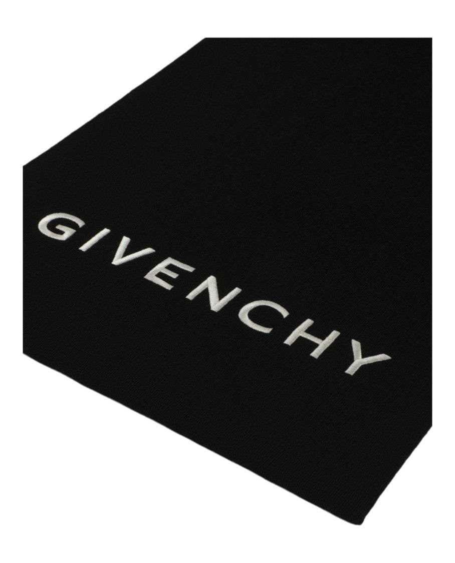 Givenchy Embroidered Logo Scarf