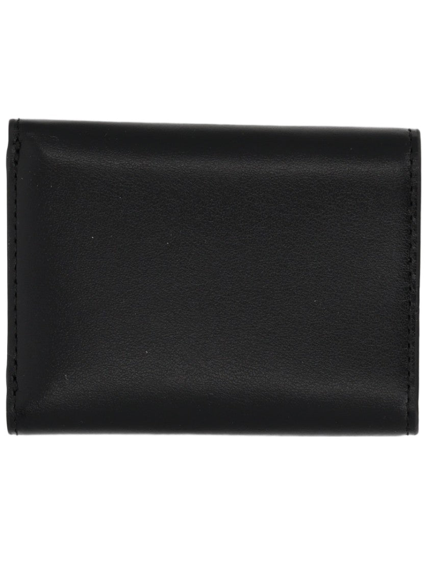 Diesel Black Geometric Emblem Wallet