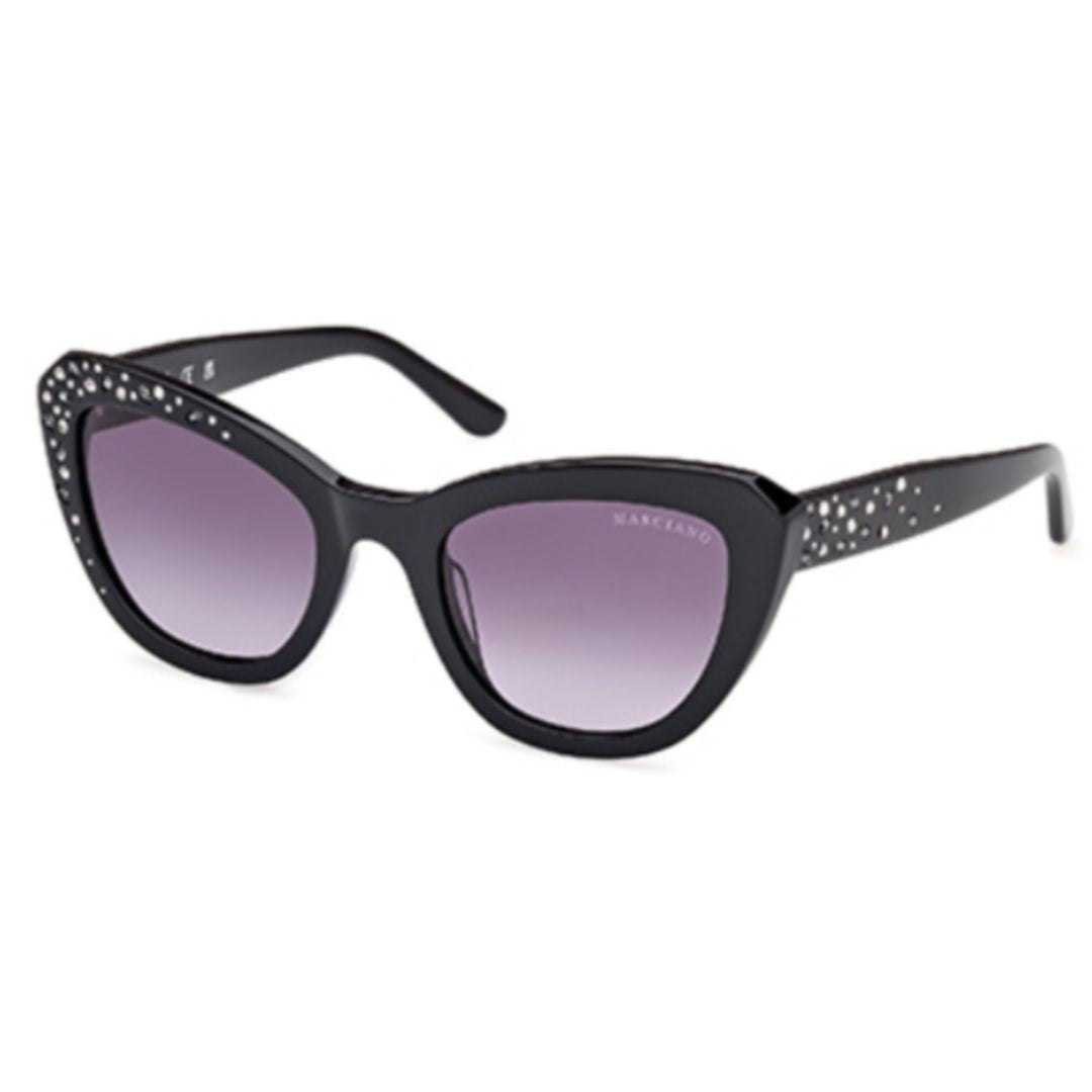 Guess By Marciano Gm00016 Cat-Eye Acetate Sunglasses With Rhinestone Accents