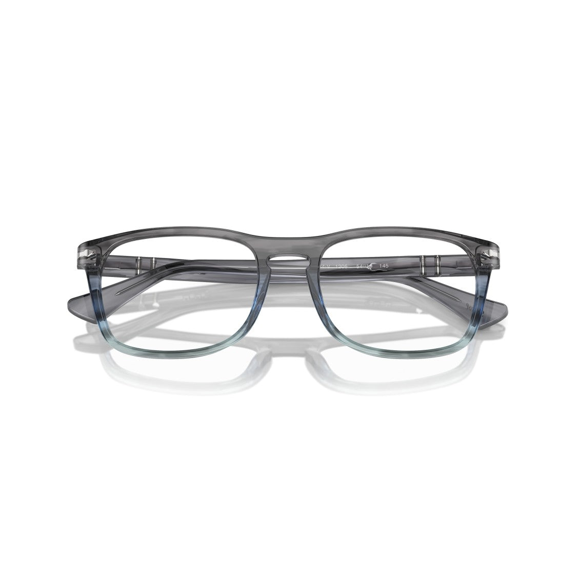 Persol 0Po3344v Rectangular Acetate Eyeglasses With Keyhole Bridge