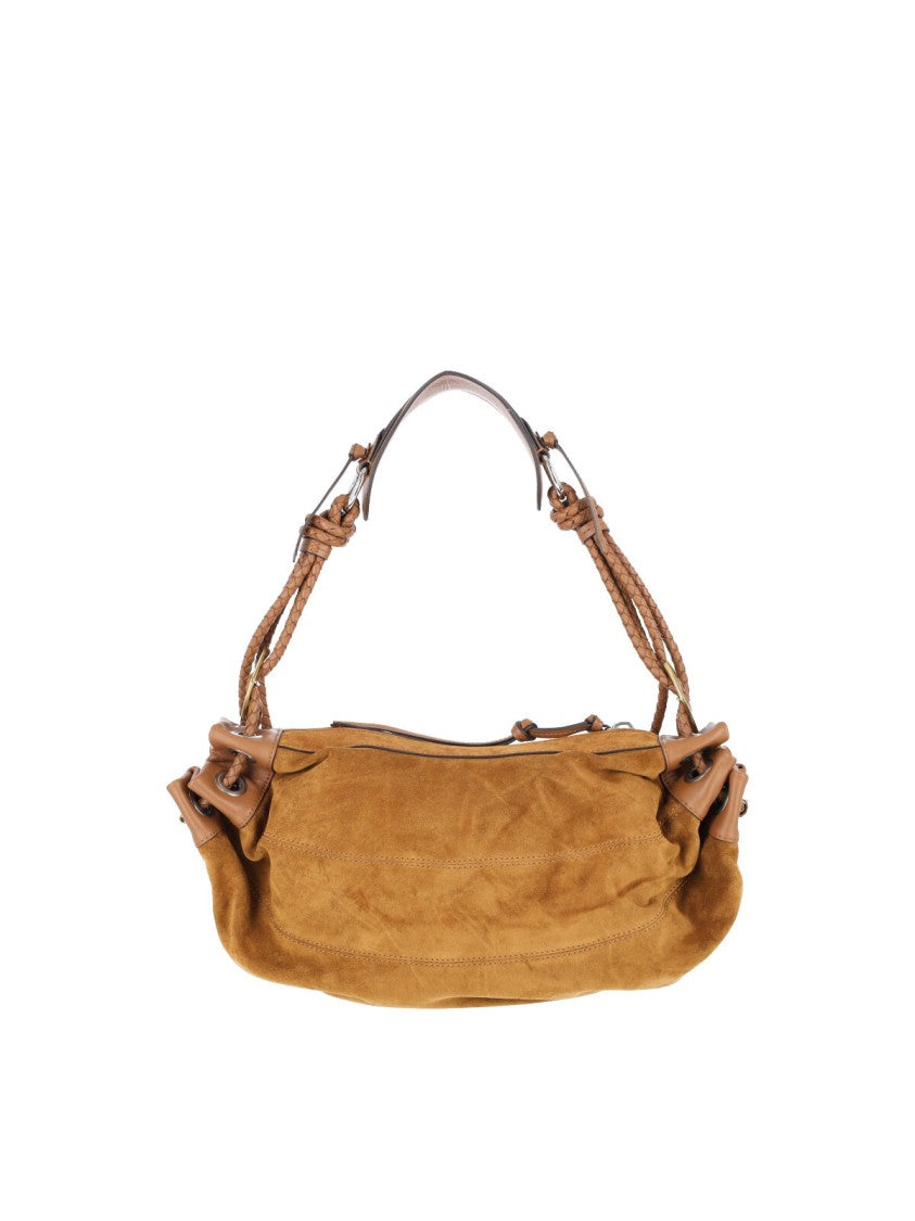 Isabel Marant Suede Shoulder Bag "Maia" With Braided Handle