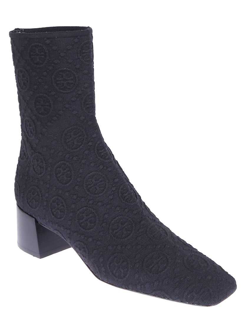 Tory Burch Stretch Technical Fabric Ankle Boots