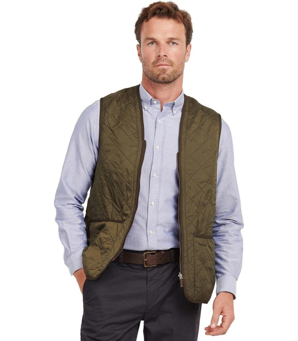 Barbour Polarquilt Liner Olive Green Vest