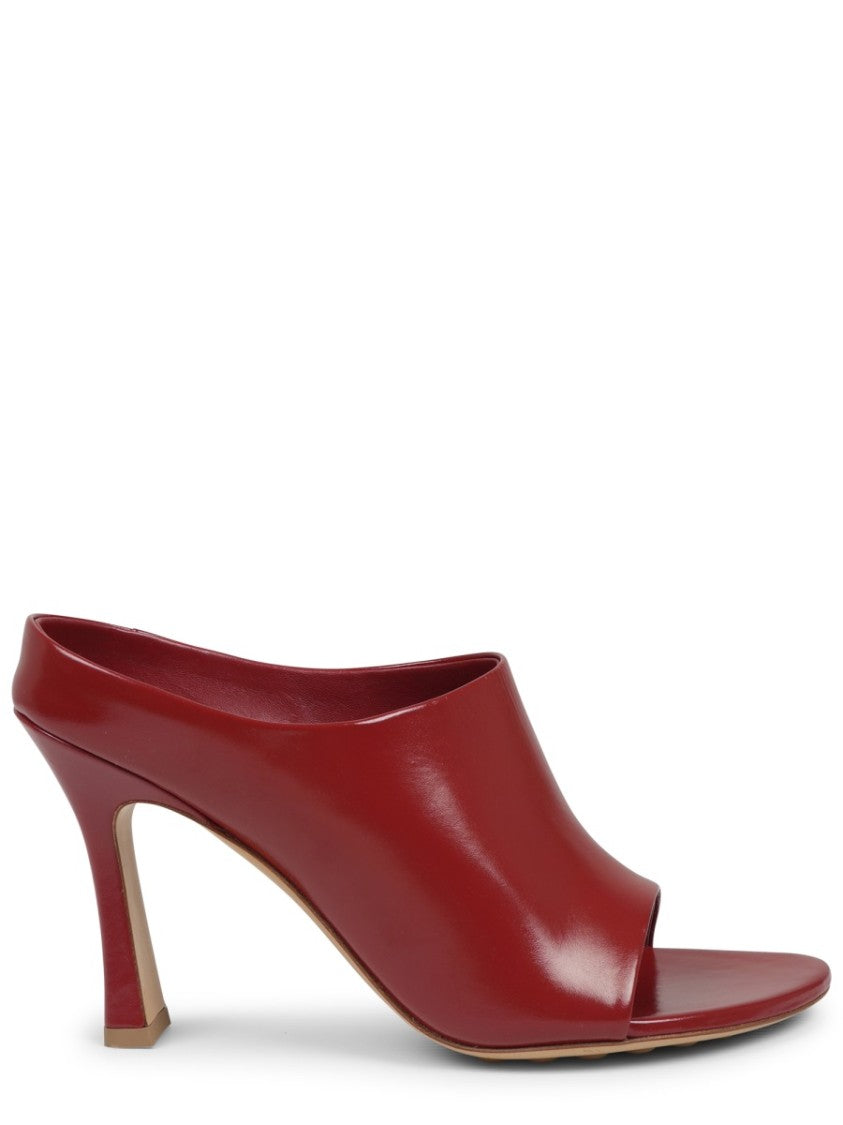 Bottega Veneta Sculpted Mule Shoe With Peep-Toe Design