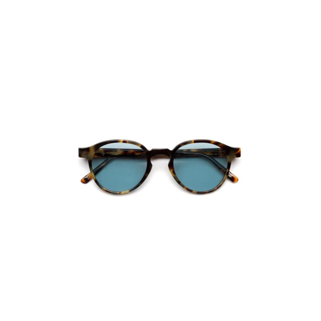 Retrosuperfuture The Warhol Cheetah Round Tortoiseshell Sunglasses