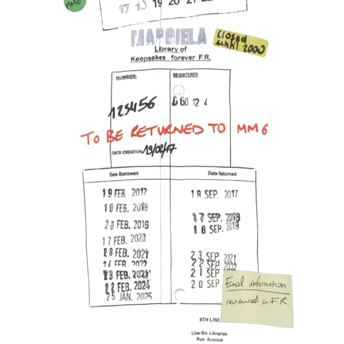 Mm6 By Maison Margiela Long-Sleeved White Shirt With Unique Graphic Design