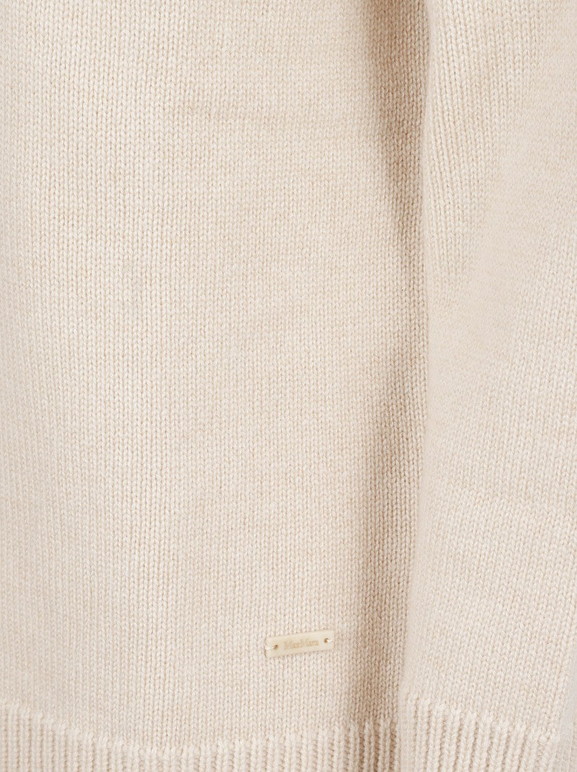 Max Mara Relaxed Fit Knit Sweater With Hood
