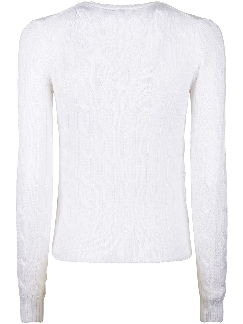 Polo Ralph Lauren Classic Cable Knit Sweater In Pima Cotton